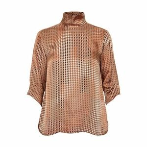 Karen Simonsen Top Blouse Printed Silky Geometric